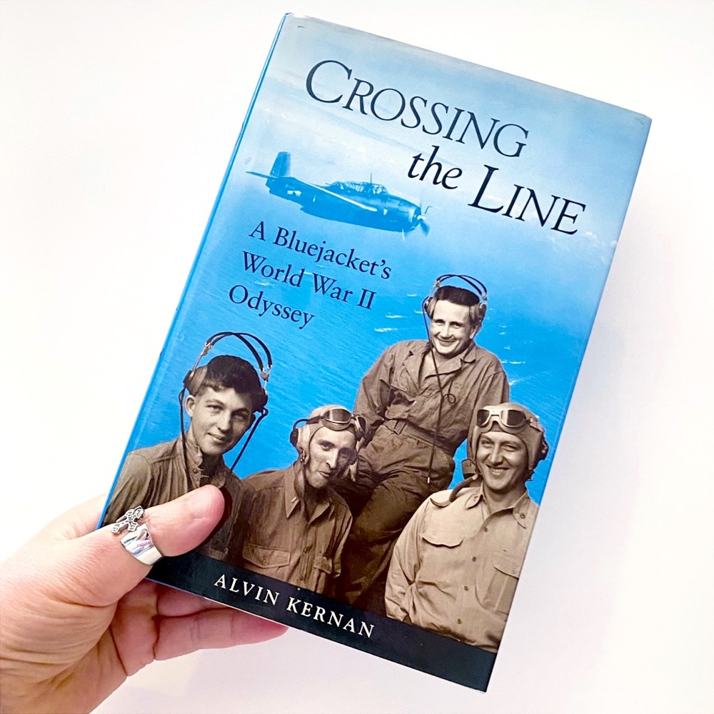 1994 FIRST EDITION Crossing the Line A Bluejacket’s WWII Odyssey | Alvin Kernan